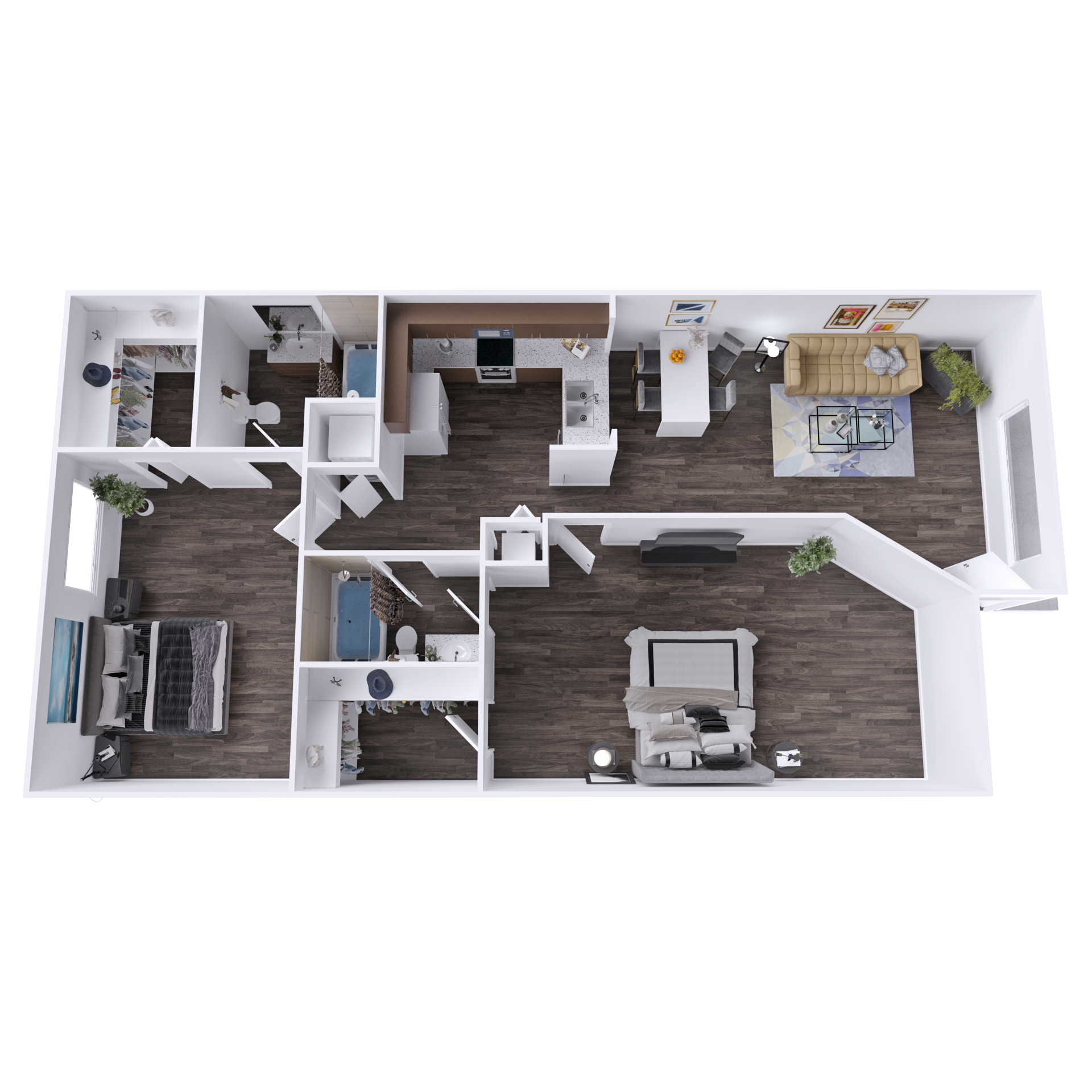 B2 Classic - 3D Plan